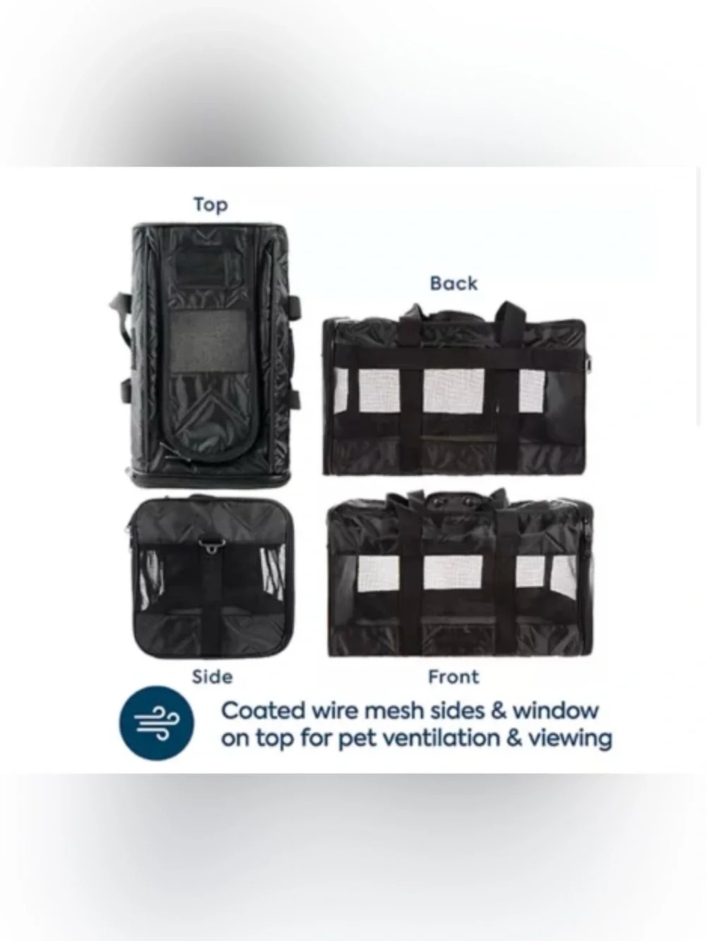 Sherpa Deluxe Guaranteed On Board Soft Sided Dog & Cat Carrier - Soft Travel